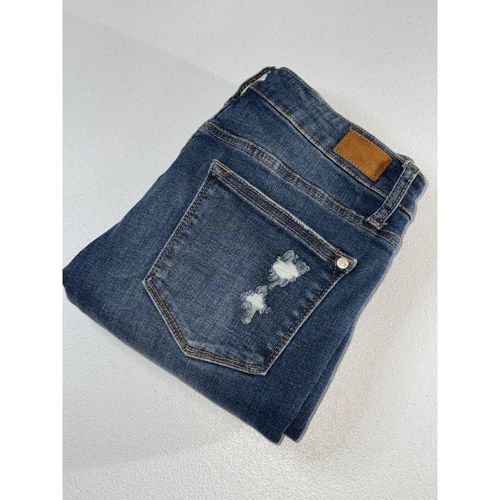 Judy Blue Los Angeles Skinny Fit Jeans 7/28 JB8864 Stretchy Distressed